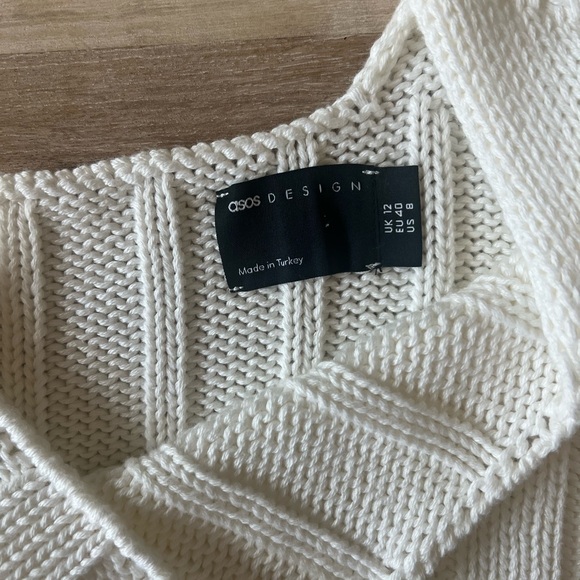 Asos Design knit one shoulder crop tank - Picture 2 of 3